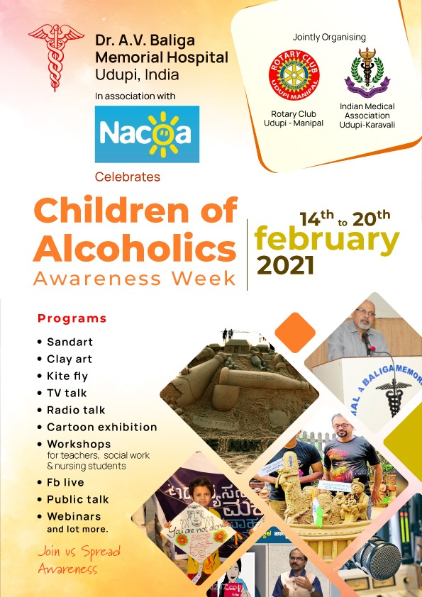 Children of Acloholic Week 2021 Various Programme